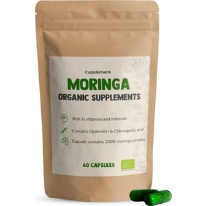 Cupplement Moringa Capsules 500 mg Biologisch
