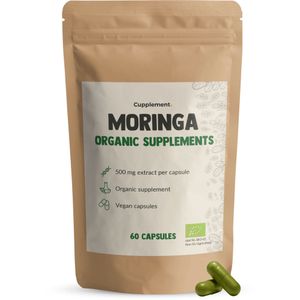 Cupplement - Moringa Capsules 500 mg - Biologisch - Vegan - 100% Natuurlijk