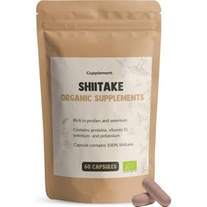 Shiitake Capsules - 500 mg - Biologisch - Vegan - Duurzaam geproduceerd