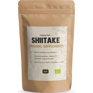 Cupplement - Shiitake Poeder - Biologisch - 100% Natuurlijk - Superfood