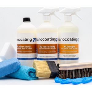 NC Voordeelpakket Textiel, Leder en Suède - Reinigers & Nano Coatings - Medium - tot 40m2