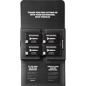 Boldking Value Pack Refill Blades Normale Huid - 16 Scheermesjes - Navulmesjes - 16 Stuks