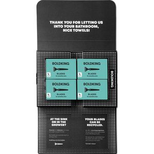 Boldking Value Pack Refill Blades Gevoelige Huid - 16 Scheermesjes - Navulmesjes - 16 stuks