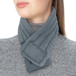 Chillaxy - Langwerpig Kersenpitkussen - Pittenzak magnetron - Pittenkussen - Warmtekussen - Grijs