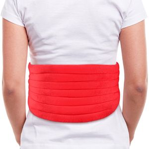 Chillaxy Pittenzak - Kersenpitkussen met Elastische Band - Pittenkussen - Warmtekussen magnetron - Rood