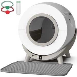 Revo-loo One - Automatische Kattenbak Zelfreinigend - Elektrische & Zelfreinigende Robot - 80L XXL - incl. Kattenbakmat & App