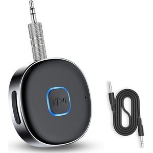 Techard Bluetooth Receiver Auto BT 5.3 - 3.5MM AUX Bluetooth Ontvanger Handsfree Bellen Bluetooth Audio Receiver - Inclusief Kabel en Plug