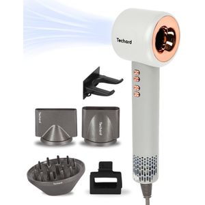 Techard - Ionische Haardroger - Ultra Stil - Superkrachtig - Inclusief Opbergtas