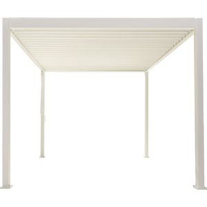 Mirador Classic Overkapping - 300 x 400 cm - Wit - Aluminium / Vrijstaande / Luxe overkapping - Tuinprieel / Carport / Veranda / Pergola