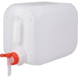 Brandstof Jerrycan - Naturel - 10 Liter - Inclusief Dopkraan en Schroefdop