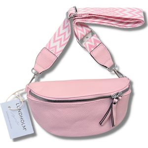 Lundholm heuptasje dames festival licht roze - bag strap tassenriem met schouderband voor tas - cadeau voor vriendin | Scandinavisch design - Styrsö serie