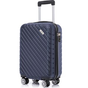 Goliving Handbagage Koffer met Wielen – 53 x 35 x 23 cm – Trolley – Lichtgewicht – TSA Slot – Gevoerde Binnenkant – 38 Liter – Blauw