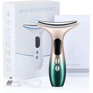 DAKANNA® - Gezichtsverzorging - Gezichtsmassage Apparaat - Huidverjongingsapparaat - Facelift Apparaat - Collageen - DIY - EMS - Groen - Spierstimulator - Anti Rimpel - Anti Aging - Microcurrent