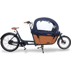 Regentent Superior Blauw EXCLUSIEF stokkenset - ALLEEN geschikt voor de Babboe City bakfiets - Qiewie