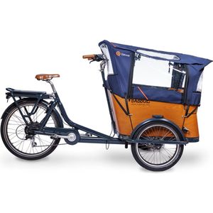 Regentent Superior Blauw EXCLUSIEF stokkenset - ALLEEN geschikt voor de Babboe Curve bakfiets - Qiewie