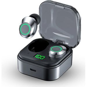 Otiume Mini - Draadloze Oordopjes Hardlopen - Sporten - Fitness - Lange Batterijduur - Zwart - Bluetooth voor Iphone en Android