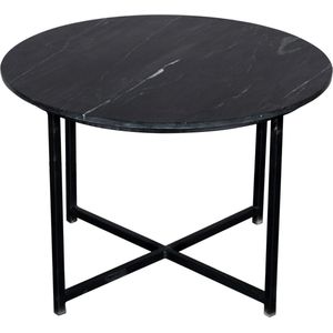 StarFurn Salontafel Collin Zwart Marmer 75cm