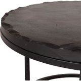 Salontafel set Ora - Zwart Kadappa Stone 60-45 cm