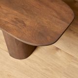 StarFurn - Maré - Eetkamerbank - Walnootkleur - Mangohout - 280cm