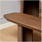 StarFurn - Maré - Eetkamerbank - Walnootkleur - Mangohout - 280cm
