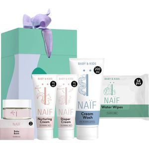 Naïf - Baby Care Pack Geschenkset - 5 producten - Baby's & Kinderen - met Natuurlijke Ingrediënten - Cadeauverpakking