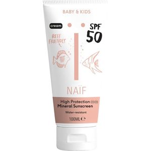 Naïf - Minerale Zonnebrandcrème - Baby's & Kinderen - SPF50 - 100ml