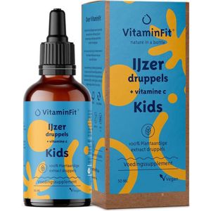 IJzer - Druppels voor Kinderen - 50 of 100 ML - Met Vitamine C
