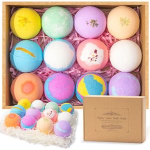 Pazzo Goods - Bruisballen - 12 Stuks - 70 gram - Formaat - Verschillende geuren - Cadeau - 100 % Natuurlijk