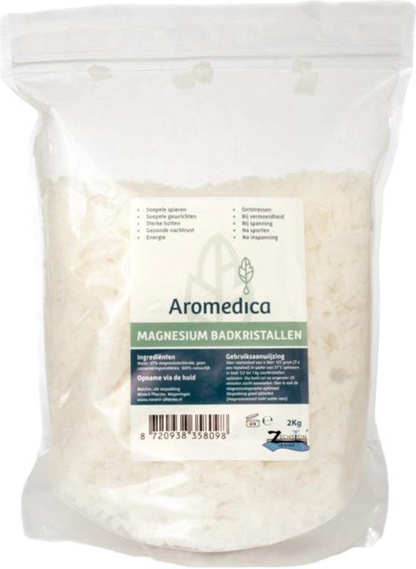 Magnesium - Badkristallen - Wit - Magnesiumchloride - 1 kg