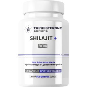 Shilajit+® 70% Fulvinezuur met HydroPerine™ - 120 V-Capsules (600mg)