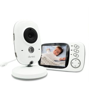 Duraful Babyfoon - Babyfoon Met Camera - Baby Monitor - Baby Camera - Bereik tot 260 m - Night Vision - Slaapliedjes - Temperatuurweergave - Terugspreekfunctie