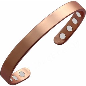 Gezondheidsarmband magnetisch koper - geborsteld