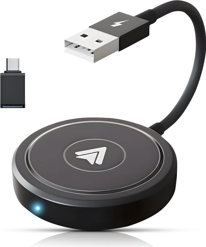 CarMe - Luxe Android Auto Dongle - Draadloos - Zwart