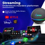 CarMe - CarPlay AI Box - Zwart - Draadloze Video- en App Ondersteuning