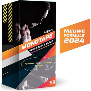 Lifect® Mondtape 60 Stuks - Mouthtape- Slapen - Slaaptape - Anti Snurk Pleisters - Buteyko - Mondpleister - Snurktape - Sleep Tape - Apneu