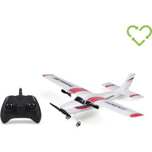 Thuys - RC Vliegtuig - Radio Grafisch Vliegtuig Volwassenen/Kinderen - Cessna 182 Model Origineel - Wit - 2.4G