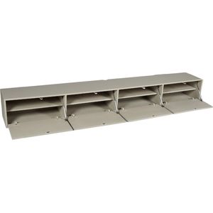 Zwevend TV-meubel Vision 240 cm - zand