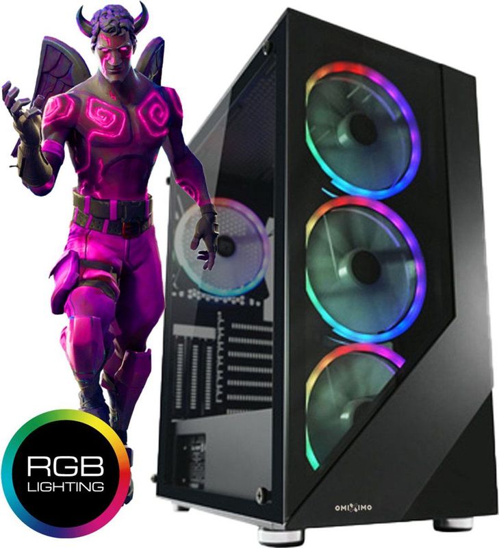 omiXimo - Game PC - I7-10700f - RTX4060 - 16GB ram - 1000GB SSD - OBK-i7005