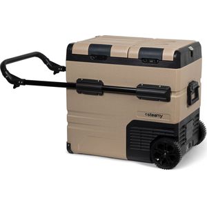Steamy - SECTAW55 - Elektrische Compressor Koelbox - Sandstone - 54 Liter - 12V en 230V
