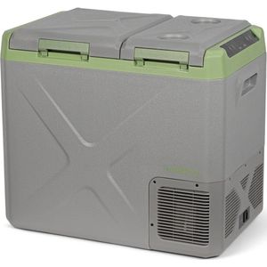 Steamy-E Koelbox - Dual Compartment - Grijs - 40 Liter - 12V en 230V