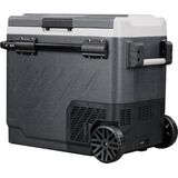 Steamy-E Elektrische Compressor Koelbox Dual Zone Op Wielen (60 liter)