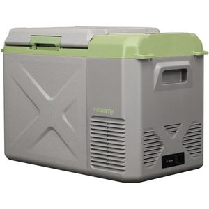 Steamy-E Single Zone Elektrische Compressor Koelbox - Single Zone - 24 liter - 12V en 230V - voor auto en camping - Grijs
