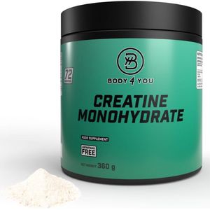 Body4You - Creatine Monohydraat - 350g - 100% Pure - Voor Kracht en Spieropbouw