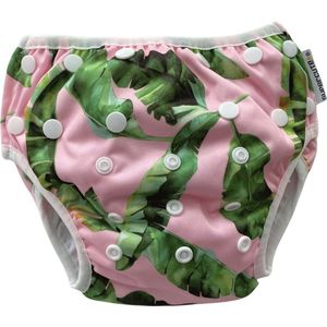 Supercute - Wasbare - Zwemluier - Verstelbaar - Bladeren - Zwemmen - Baby zwemmen - 0 - 3 jaar - Meisje - Jongen - Milieu vriendelijk - Babyspa - Kraamkado