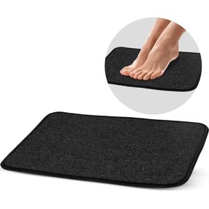 Elektrische Infrarood Voetenmat - Antraciet - Warmtekussen - 50x40 cm - 20 Watt