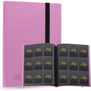 TradingCardPro - Roze verzamelmap binder - Map voor 360 kaarten - 20 Pagina’s - 9 Pocket - A4 Formaat - Premium Kwaliteit - Binder Roze