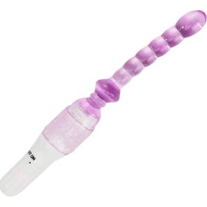 Erodit® Flirting Anaal Vibrator- paars vibrerende kralen buttplug -G-Spot -Prostaat- Anaal dildo- vibrator voor mannen, vibrator voor vrouwen zonder batterij - Seksspeeltjes- Sex toys- sex speeltjes- Erotiek koppels