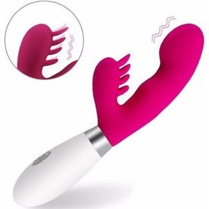 Erodit® Tarzan prikkel vibrator-bunny vibrator- G-spot en Clitoris stimulator- Anaal prostaat vibrator voor mannen- vibrators voor vrouwen- roze 10 vibratie standen- incl batterij- Sex speeltjes voor koppels -vrouwen-mannen