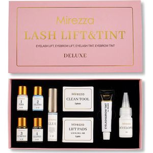 Mirezza Professionele Lash Lift Kit - Inclusief Zwarte Wimperverf - Inclusief Brow Lamination Kit - Lash Lift Set - Lash Lifting - Wimperlifting Set - Brow Lift Kit - Wenkbrauw Lift - Wimperserum - Vegan - Cruelty Free