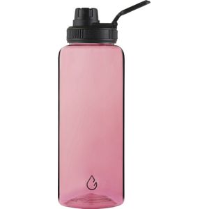 Wattamula Milieuvriendelijke waterfles 1 liter roze - extra goed afsluitbaar - drinkfles - sport - waterflessen